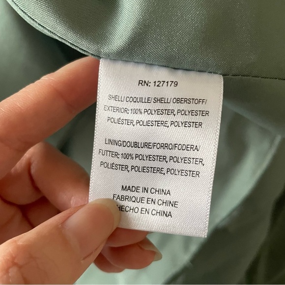 Jenny Yoo Long Light Green One Shoulder Dress Size 10 Bridesmaid Formal FLAWS - Picture 10 of 11